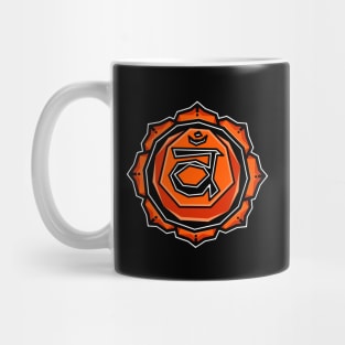 Sacral Chakra Symbol - Sacred Orange Lotus Flower - Svadhisthana - Sacral Chakra Mug